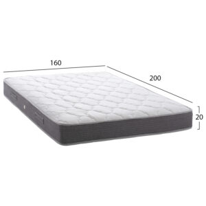 ΣΤΡΩΜΑ DREAMTOPIA ΣΕΙΡΑ LULLABY ALOE VERA FB9655.160 BONNELL SPRING 160x200x20Y εκ.