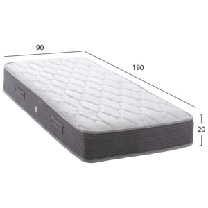 ΣΤΡΩΜΑ DREAMTOPIA ΣΕΙΡΑ LULLABY ALOE VERA FB9655.90 BONNELL SPRING 90x190 εκ.