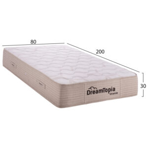 ΣΤΡΩΜΑ DREAMTOPIA ΣΕΙΡΑ URANIA FB9659.80 POCKET SPRING 80X200εκ.
