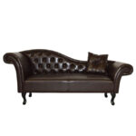 Reel T. Chesterfield Niovi HM3007.01 Dark Brown Left Arm 189x61x84cm