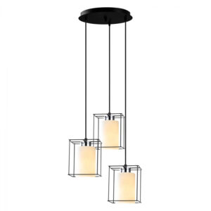 PENDANT LIGHT METALLIC BLACK HM7314 Φ35x113 cm.