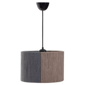 CEILING PENDANT HM7656.01, BEIGE GREY, ROPE, Φ30x65