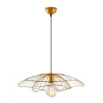 CEILING LAMP METAL PENDANT GOLD HM7229.03 Φ22x111 cm.