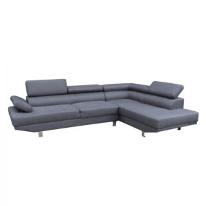 Corner right Sofa HM3085.10R Grey Fabric 270x200x87 cm