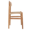 DINING CHAIR PROFESSIONAL BEECH WOOD AND ROPE IN NATURAL COLOR 46.5x41x80ΗcmHM9492.01