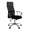 Office chair HM1000.01 Black With Mesh and chromed base 61x56x118 cm