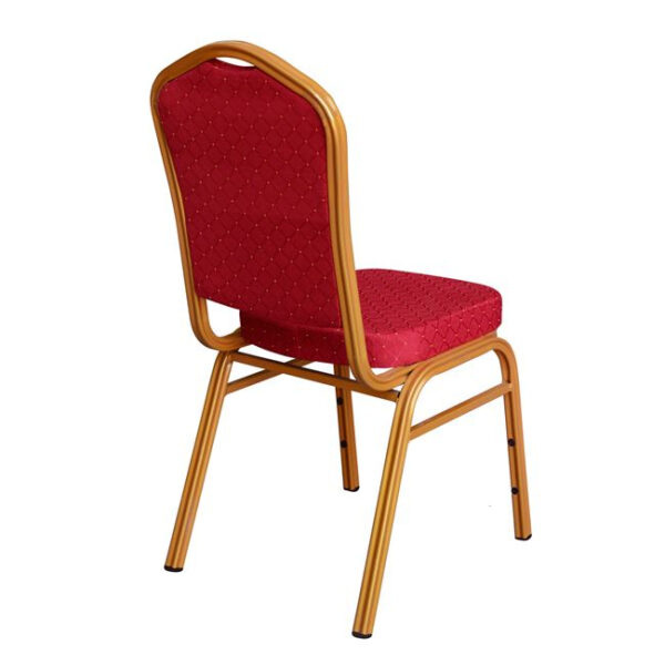 Chair Conference-Catering HM0054 Hilton in Bordeaux color 43,5X66X92,5 cm