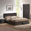 Bed Capri HM312.01 With 2 drawers Zebrano 150x200