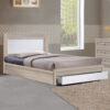 Bed Melany HM346 with 1 drawer sonoma/white 90x190