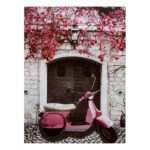 Canvas HM7066 Pink Motocycle 50X70X2.5
