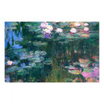 Wall art Waterlilies HM7193.02 45X70X3 cm.