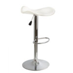 Bar Stool HM201.02 White PU with gas lift 45χ45χ82