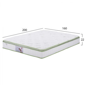 ΣΤΡΩΜΑ CONTINUOUS SPRING ΑΝΩΣΤΡΩΜΑ ALOE VERA 160X200 FB9372.16 ΜΟΝΗΣ ΟΨΗΣ
