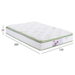 ΣΤΡΩΜΑ CONTINUOUS SPRING ΜΕ ΑΝΩΣΤΡΩΜΑ ALOE VERA 120X200 FB9372.18 ΜΟΝΗΣ ΟΨΗΣ
