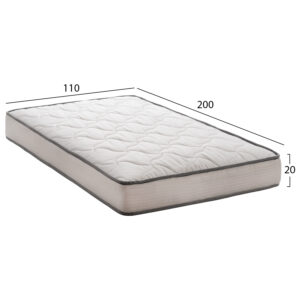 ΣΤΡΩΜΑ DREAMTOPIA ΣΕΙΡΑ ATLAS FB9654.110-200 BONNELL SPRING 110x200x20Y εκ.