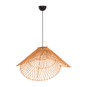 ΦΩΤΙΣΤΙΚΟ ΟΡΟΦΗΣ ΚΡΕΜΑΣΤΟ FB97880.02 RATTAN ΣΕ ΜΠΕΖ ΤΗΣ ΑΜΜΟΥ ΧΡΩΜΑ Φ97x46Υεκ