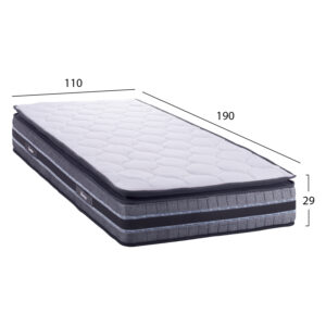 ΣΤΡΩΜΑ DREAMTOPIA FRANKLIN FB9657.110 BONNELL SPRING ΜΕ ΑΝΩΣΤΡΩΜΑ 110x190x29Y εκ.